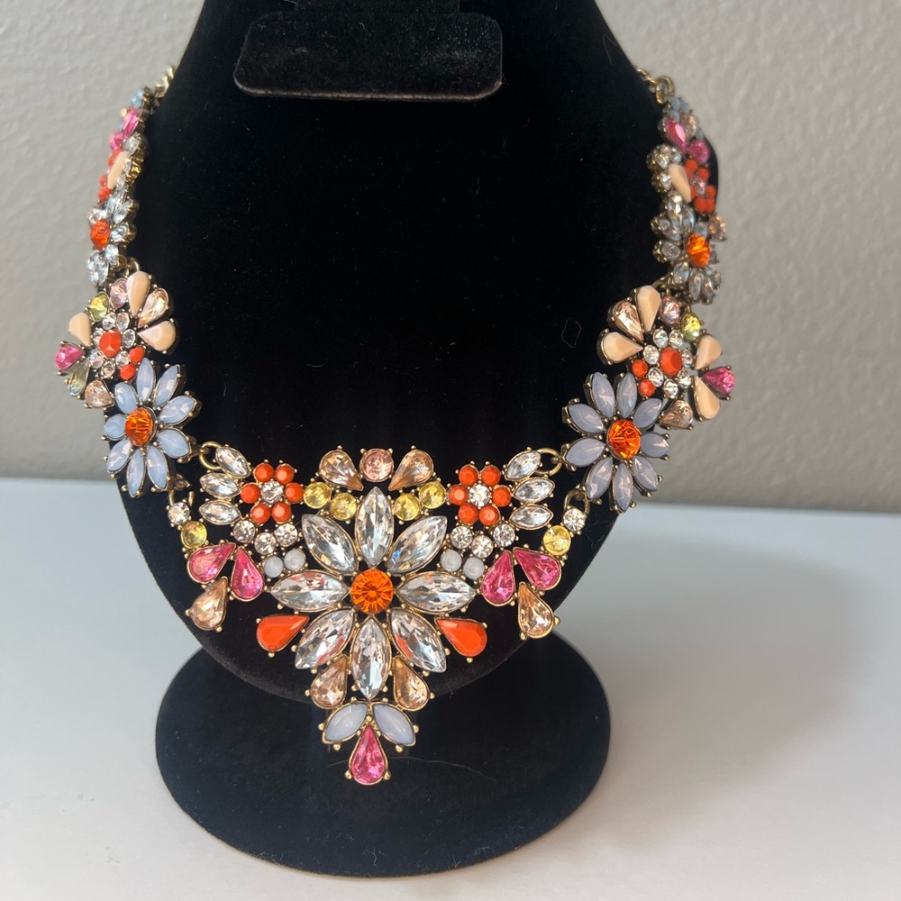 Joan Rivers Multicolor Floral Necklace